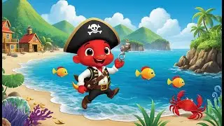 Captain Crab and the Hidden Map | Pirate Adventure for Kids 🦀🏴&zwj;☠️🗺️