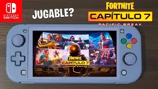 ASÍ CORRE Fortnite Capítulo 7 en SWITCH LITE 🤯 ¿Aún es JUGABLE?