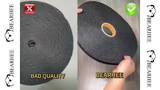 Double sided velcro back to back comparison #Velcro #HookandLoop #VelcroBonding