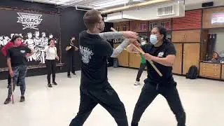 Visayan Style Corto Kadena and Kombatan Arnis blend Disarm ( Filipino Martial Arts)