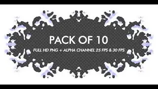 Screen Snow - Flake Transition - Pack of 10