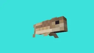Minecraft Animacje -Ryba snapshot 18w09a