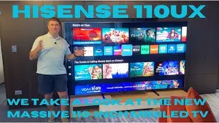 Our first look at the new Hisense 110-inch TV  - it's massive