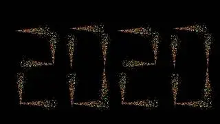 Happy New Year 2020 | Beautiful Text Animation | Welcome 2020