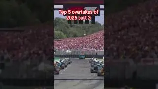 the best overtake of F1 2025, part 2