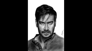 Drawing Ajay Devgn | Timelapse | Dhimanroyart