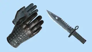 M9 BAYONET VANILLA & DRIVER GLOVES LUNAR WEAVE