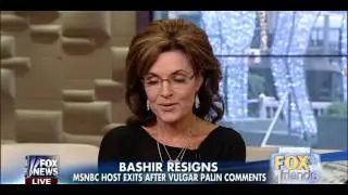 Fox & Friends: Governor Palin Reacts to Martin Bashir's Resignation 12-5-13