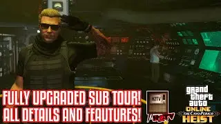 Fully Upgraded KOSATKA Submarine Tour! ALL Addons, Moon Pool Vehicles, Feautures + Kurtz Patrol Boat