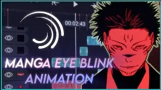 Manga eye blink animation tutorial alight motion