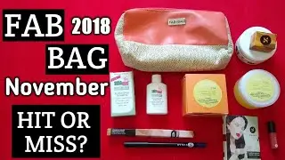 Fab Bag November 2018 Unboxing & Honest Review | Merriness By Ashma