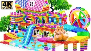 How To Make Rainbow Hospital For Cute Pets Has Supercool Fox Truck And Fish Pond From Magnetic Balls