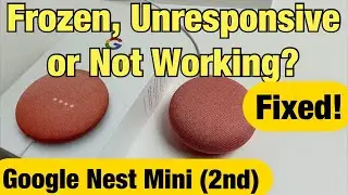 Nest Mini (2-го поколения): завис, не отвечает или работает некорректно? Исправлено!