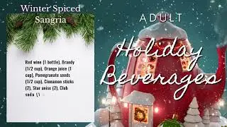 40 Festive Holiday Drink Recipes for the Perfect Seasonal Celebration | Unique & Delicious Ideas!