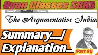 ''The argumentative indian'' class 12 English elective Kliderscope .The argumentative indian summary