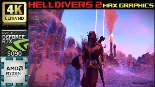 [4K] HELLDIVERS 2 - Nvidia RTX 5090 AMD Ryzen 9950x3D #gaming #helldivers2 #viral #4k #fyp #pcgaming