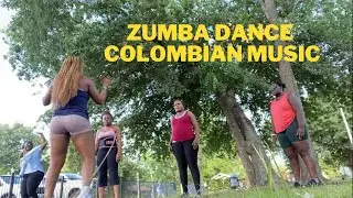 Zumba Dance In The Park,  Part two #colombiamusic #mix  #dance