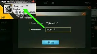 How to make space name like ankush ff || Free Fire how to make space name like ankush ff