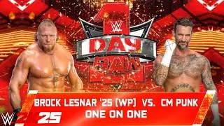 WWE 2k25 &mdash; Брок Леснар против СМ Панка: одиночный матч в первый день