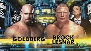 WWE Survivor Series 2016 : Brock Lesnar vs Golberg Promo HD