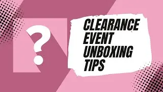 Avon Clearance Unboxing & Sales Tips