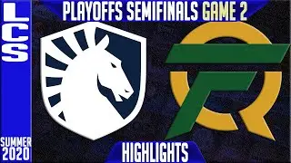TL vs FLY Highlights Game 2 | LCS Summer 2020 Playoffs Semifinals | Team Liquid vs FlyQuest G2