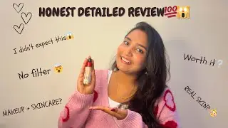 Loreal Serum Tint Foundation Review | Real Skin Test (No Filter)🤯😱 #review #loreal #subscribe 