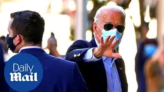 Joe Biden spotted traveling to COVID briefing in Wilmington