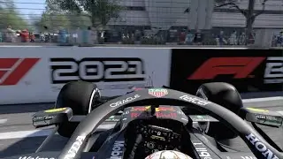 F1 2021 Recreation of max verstappen tyre blowout at Azerbaijan