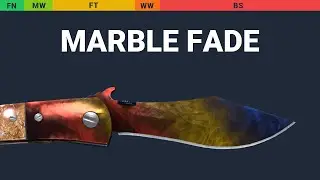Navaja Knife Marble Fade - Skin Float And Wear Preview