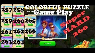 Township - Colorful Puzzle - Gameplay - Level 257 to 266 With SUPER HARD LEVEL 260