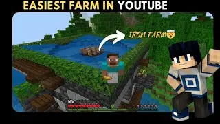 😱World&rsquo;s MOST EFFICIENT IRON FARM in Minecraft!🤯 ll PART -1