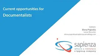 Documentalist Job at Sapienza Consulting