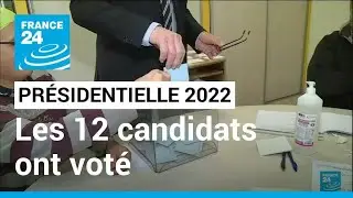Pr&eacute;sidentielle 2022 : les 12 candidats ont vot&eacute; &bull; FRANCE 24
