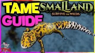 How To Tame A Gecko In Smalland Survive The Wilds - Rhino Beetle Boss Fight