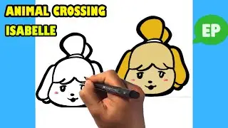 How to Draw Animal Crossing - Isabelle - New Horizons