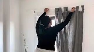 How to Install Ikea RJA Curtain rod set, white, 140 cm (55 