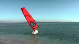 Backwinded steering port tack