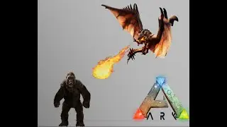 АРК - Дракон против Конга. ARK - Dragon vs Kong. #1