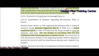 10. Provision for using System Overstrength Factor