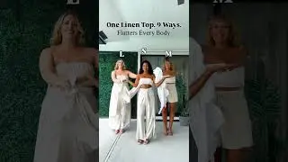 One Linen Cape Top. 9 Ways!