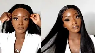 OMG! THE BEST PREPLUCKED SILKY STRAIGHT LACE WIG EVER !! | FT VSHOW HAIR