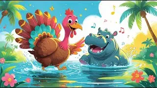 🎵 🦃🦛Turkey & Hippo Splash