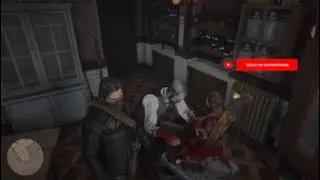 Saved Stranger by cutting Arm RDR2 PS5 gameplay