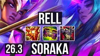 RELL & Samira vs SORAKA & Draven (SUP) | EUW Master | 26.3