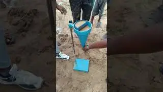 bentonite density testing while use in  the pile foundation