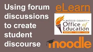 Forum discussions to create student discourse