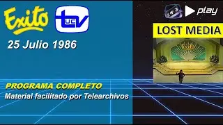 Programa Exito - 25 Julio 1986 - Canal 13 UCTV