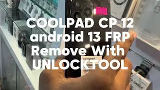 Coolpad CP12 FRP Done With UNLOCKTOOL