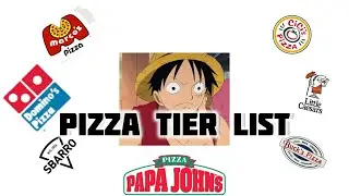 I MADE A PIZZA TIER LIST!!